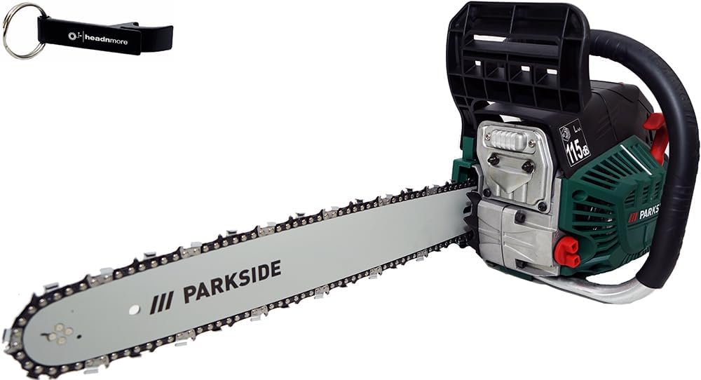 HEADNMORE® Bundle - PARKSIDE® Benzin Kettensäge PBKS 53 + HEADNMORE® Schlüsselanhänger