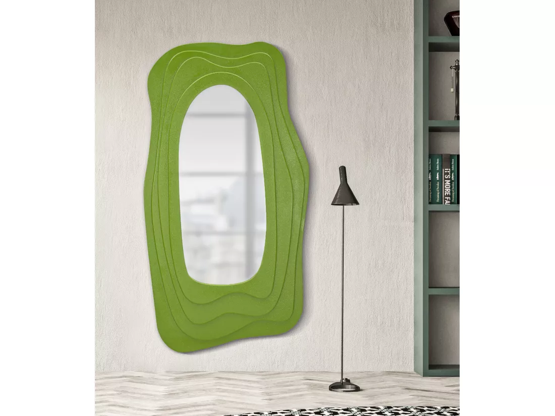 Miroir mural vert 90x4x165 cm