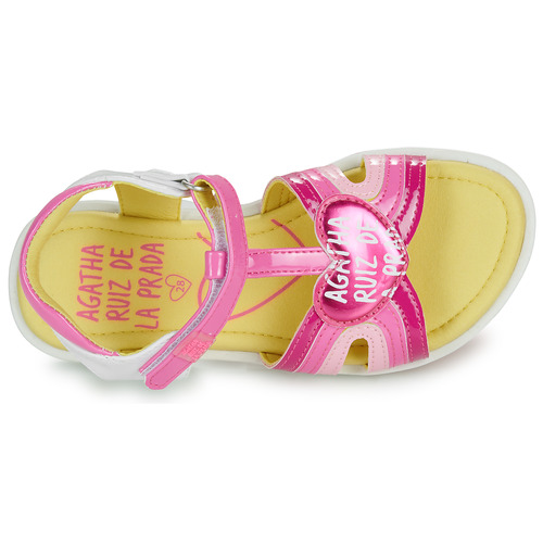 Agatha Ruiz de la Prada - SANDALIA CORAZON - Rose / Blanc