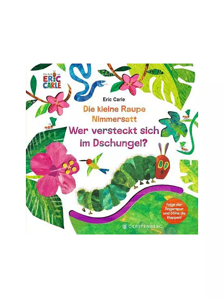 GERSTENBERG VERLAG Buch - Die kleine Raupe Nimmersatt - Wer versteckt sich im Dschungel? keine Farbe