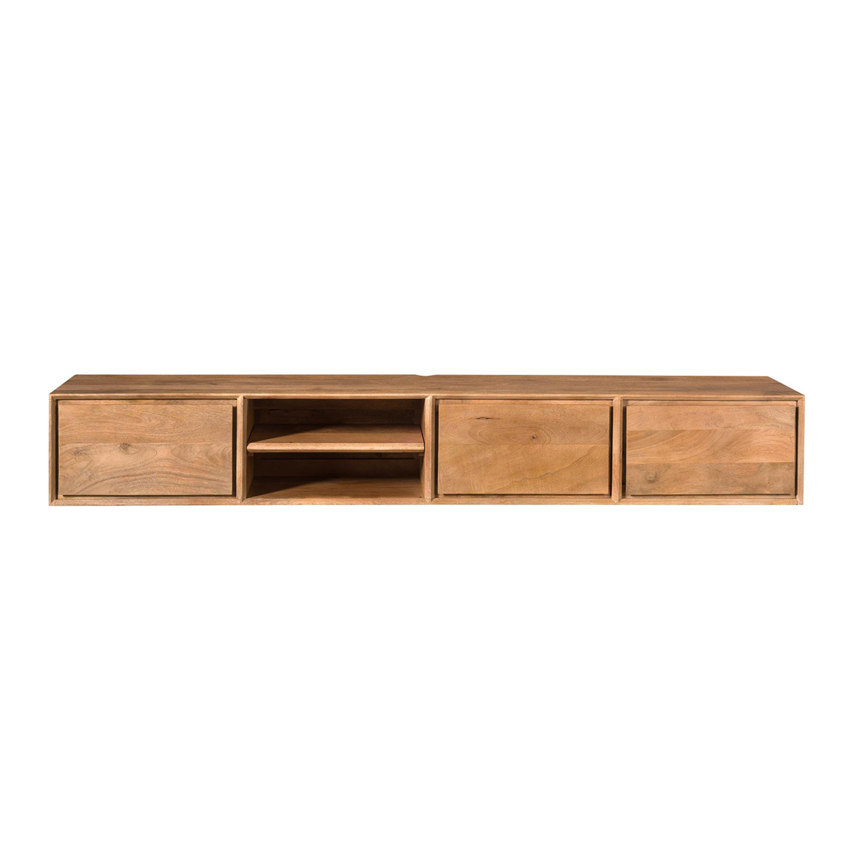 Zwevend Tv-meubel Ambi naturel 200 cm