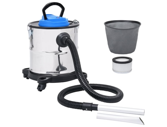 VIDAXL - Aspirateur cendre Aspirateur à cendres et filtre hepa 1200w 20 l acier inoxyda...