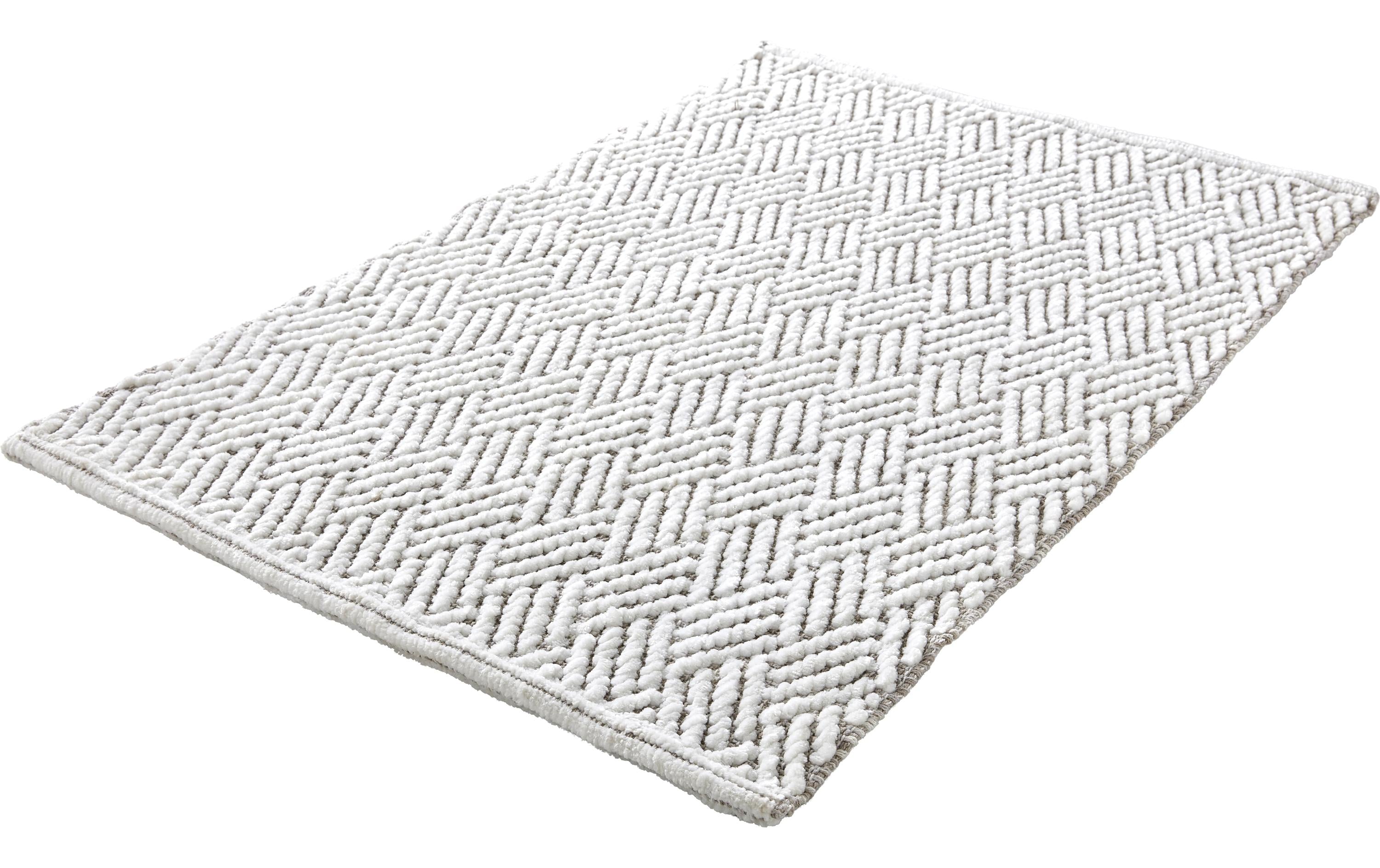 Badteppich Switch 60 x 90 cm, WeissBadvorleger