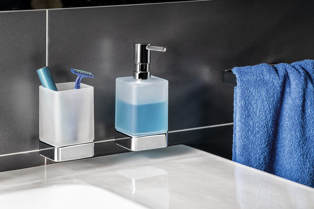 Sapho Everest hangende glashouder met glas chroom