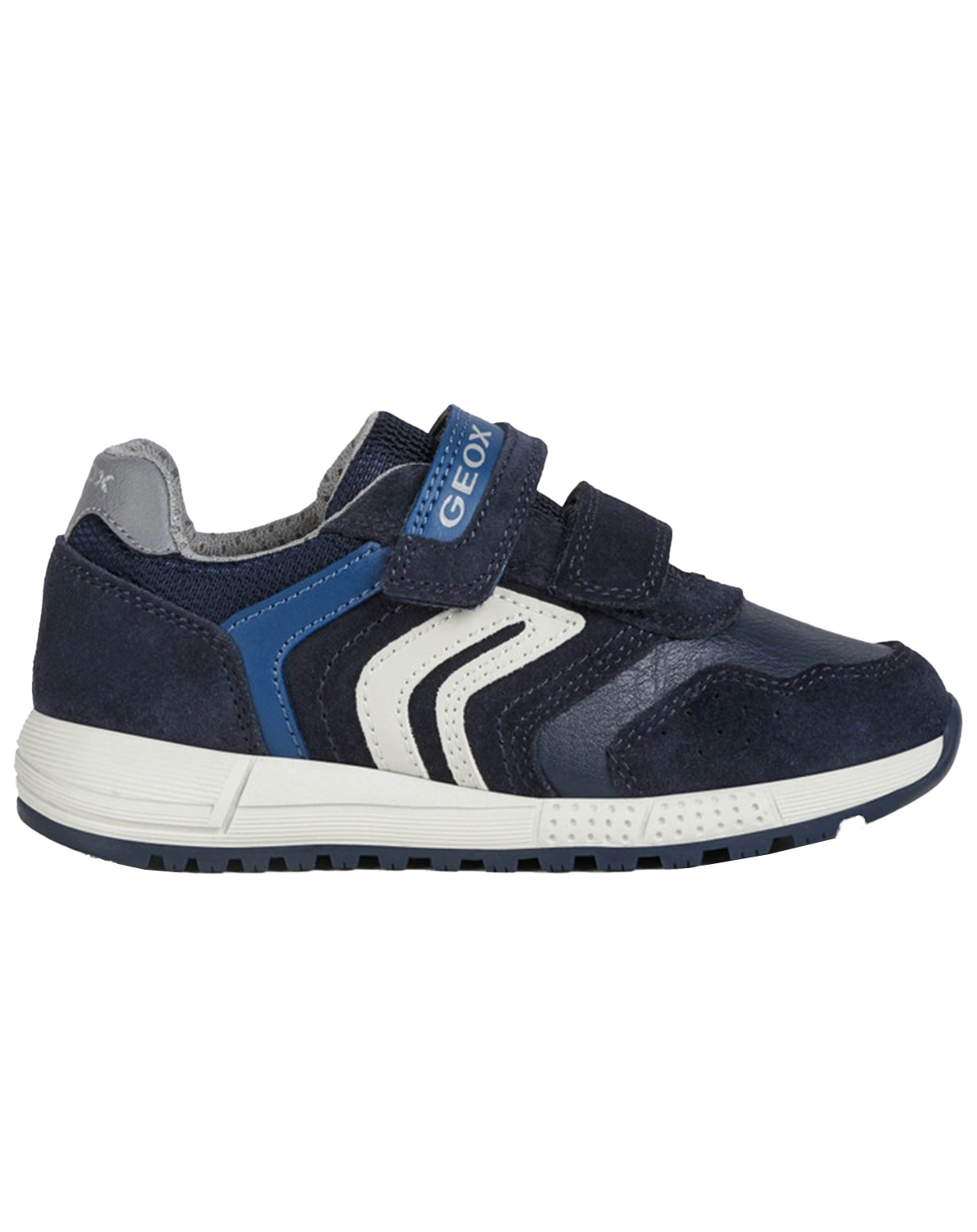 Klettsneaker ALBEN JUNIOR in navy/avio