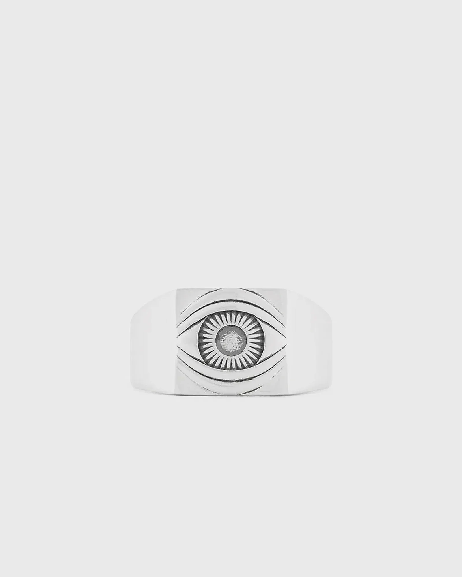 Serge DeNimes Silver Eye Ring