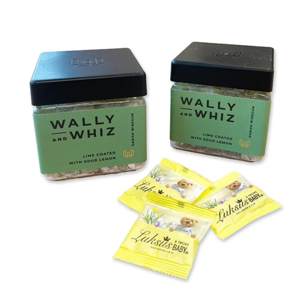 Køb Luksusbaby Wally and Whiz Vingummier m/Lime og Sur Citron