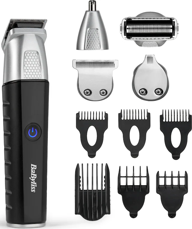 BaByliss Multifunktionstrimmer »Lithium Power 11-in-1 Multitrimmer MT812E« 5 Aufsätze Leistungsstarker Motor, 11-in-1 Funktion, präzise Klingen, ergonomisch