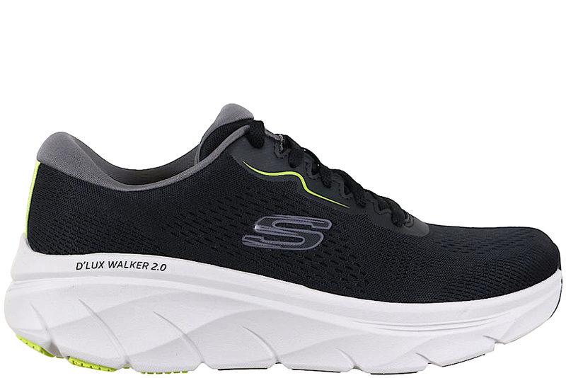 SKECHERS DLUX WALKER 2.0 - SWAVE BLACK SNEAKER