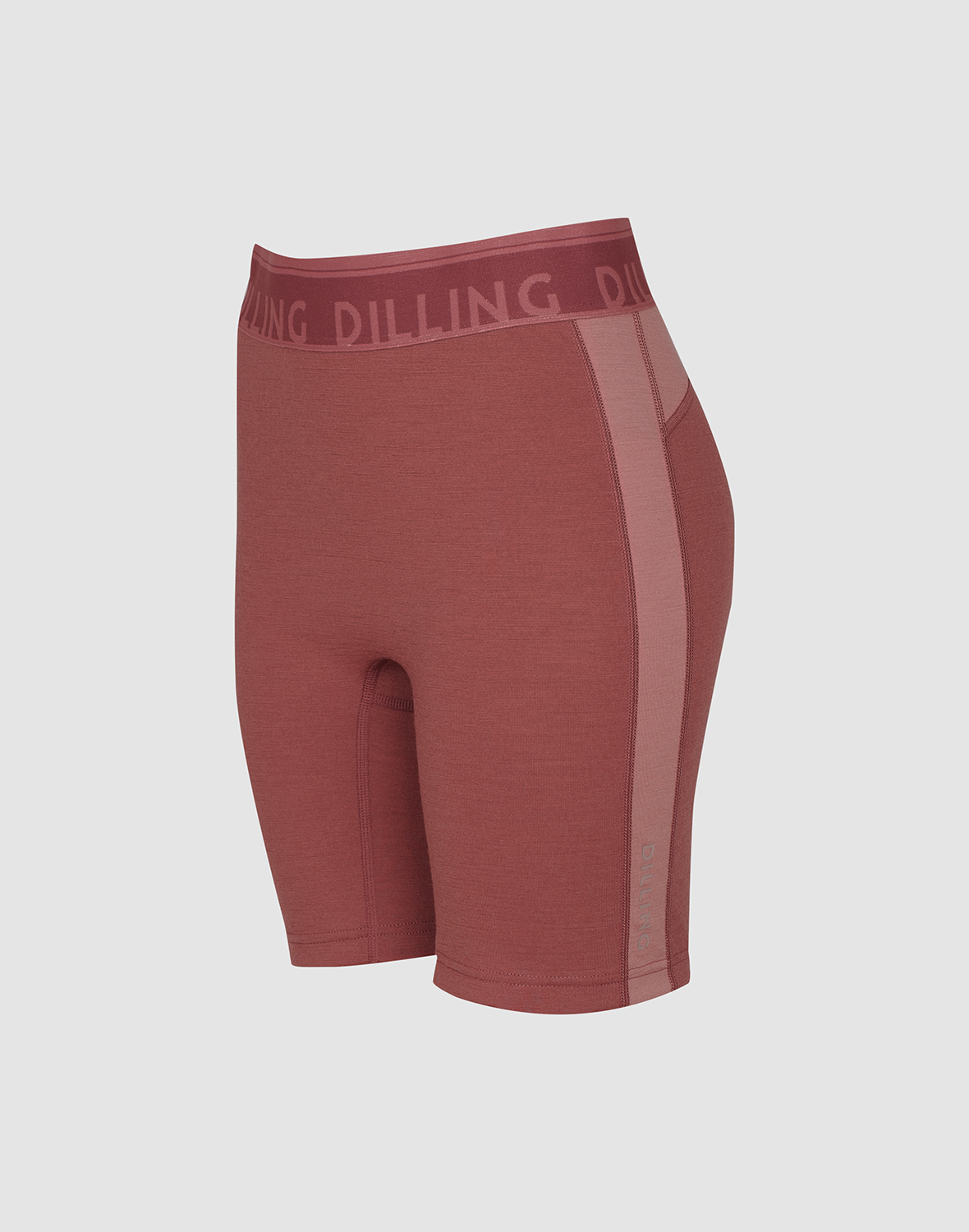 Shorts van merinowol voor dames in Mos