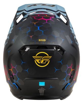 Casque intégral Fly Racing Fly Formula CC Tektonik Noir / Slate / Bleu Mat