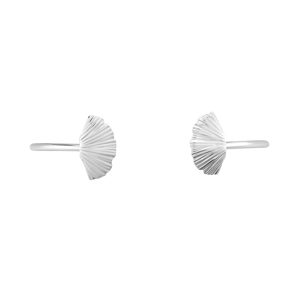 Bracelet Jonc Sahana Argent Blanc