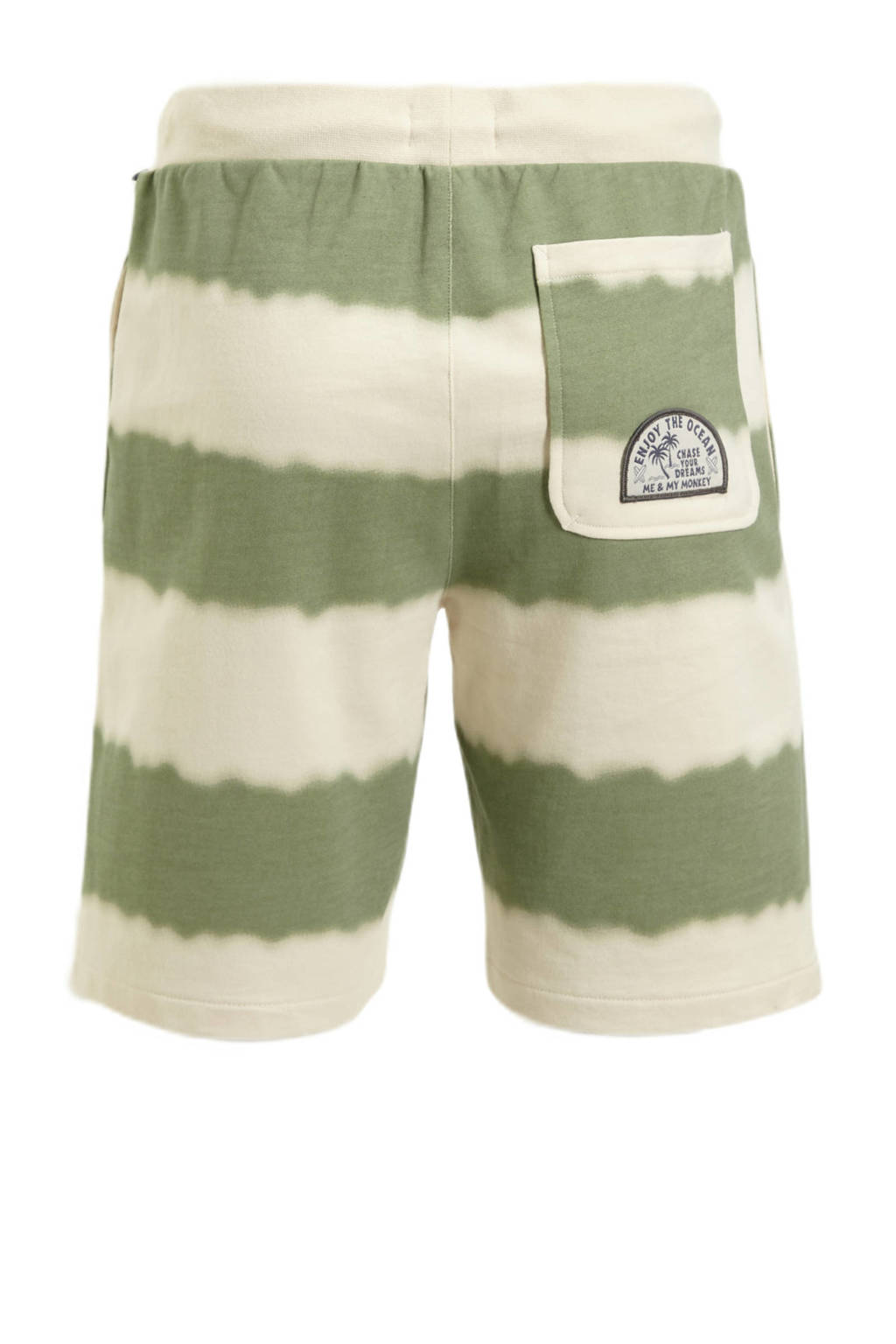 Me & My Monkey tie-dye short Pascal groen