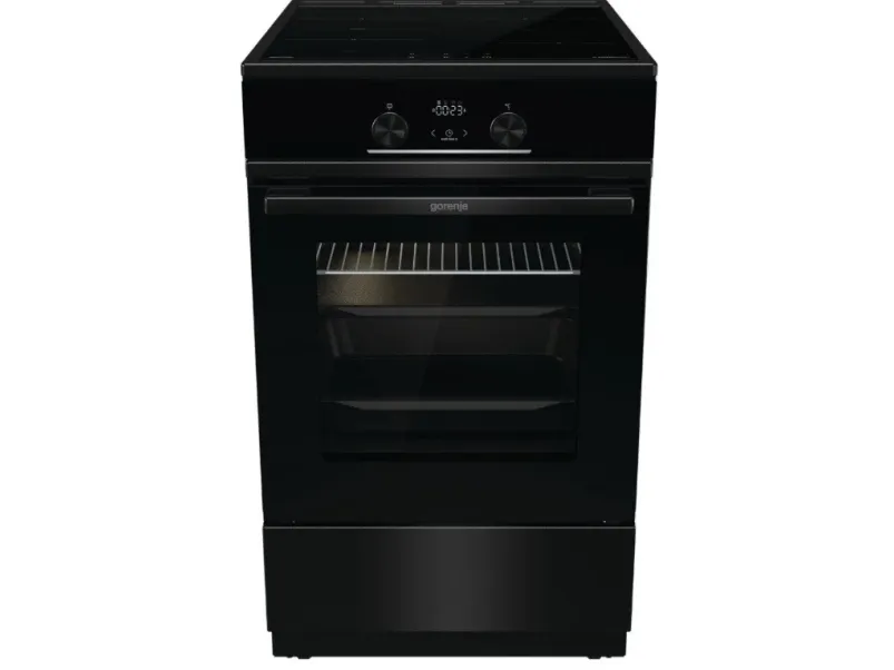 Gorenje Advanced GEIT5C60BPG - Komfur - fritstående - bredde: 50 cm - dybde: 59.4 cm - højde: 85 cm - med selv-rengøring - sort