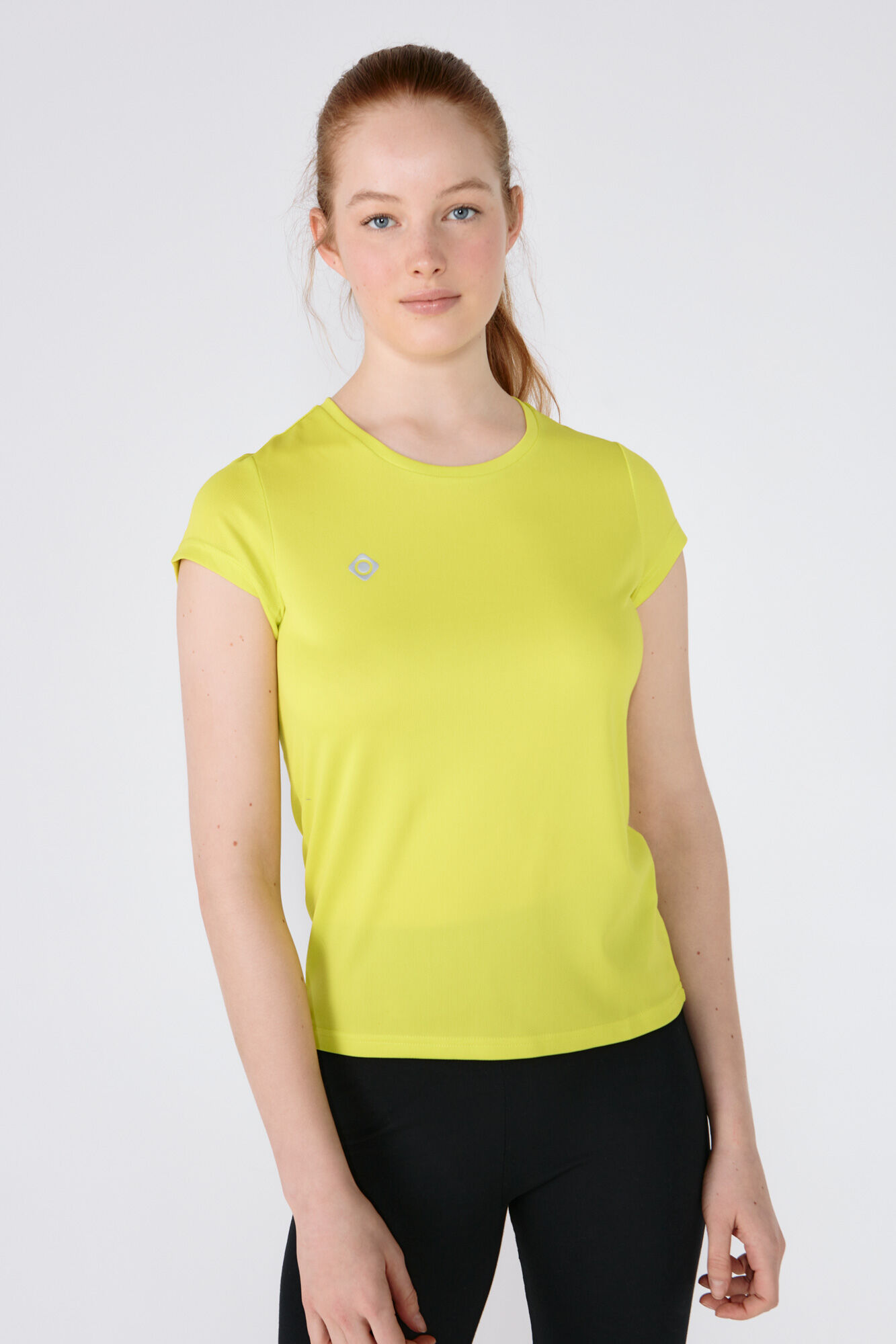 Camiseta técnica de manga curta para meninas