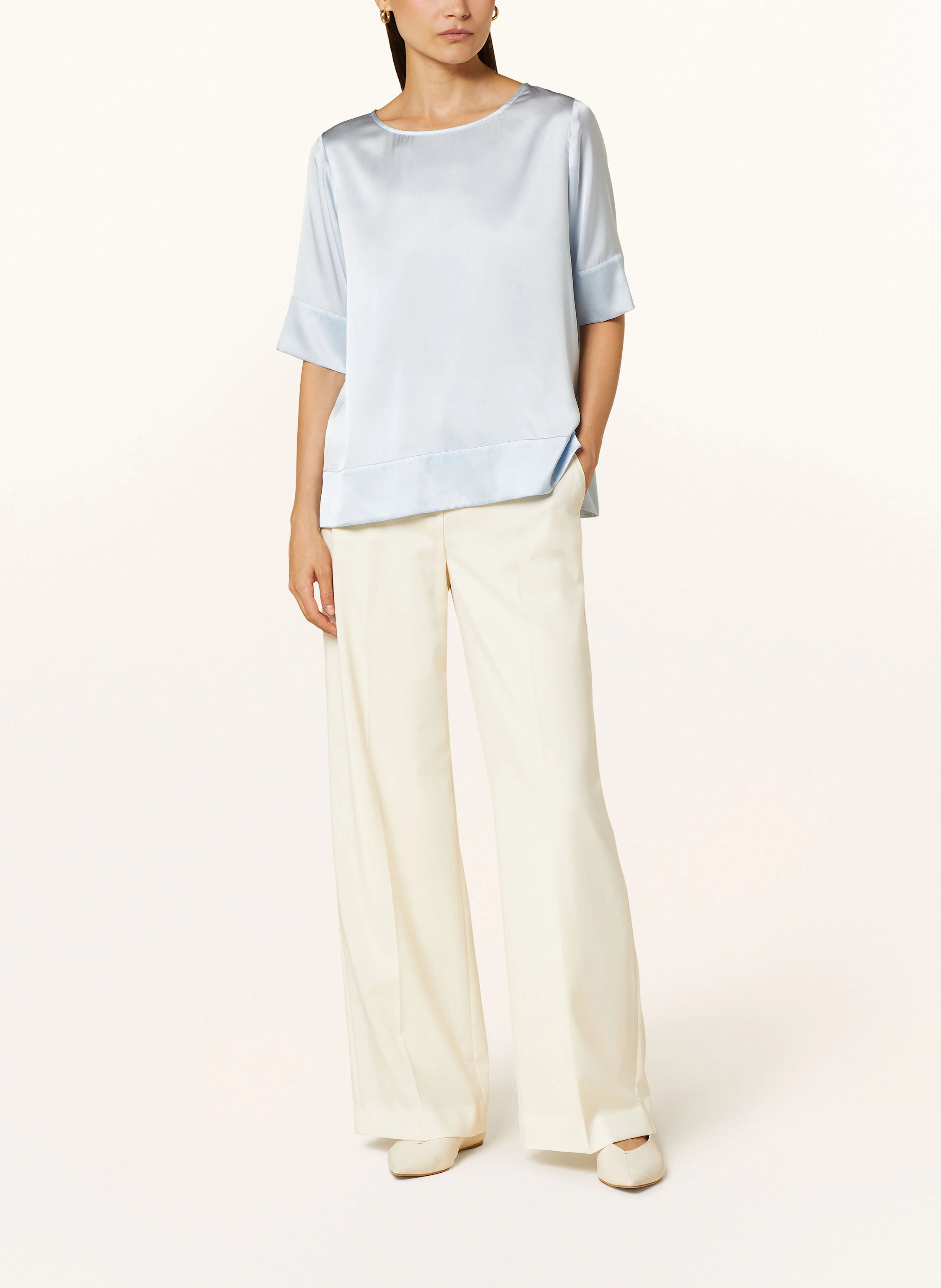 (THE MERCER) N.Y. Blusenshirt aus Seide