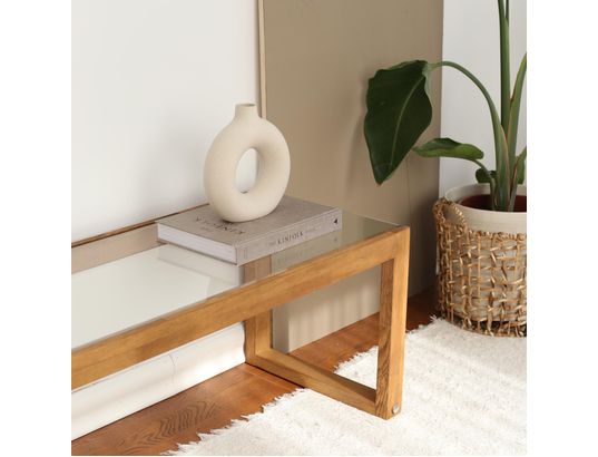 CONCEPT1 - Meuble TV Via bois 130 x 40 x h40 cm