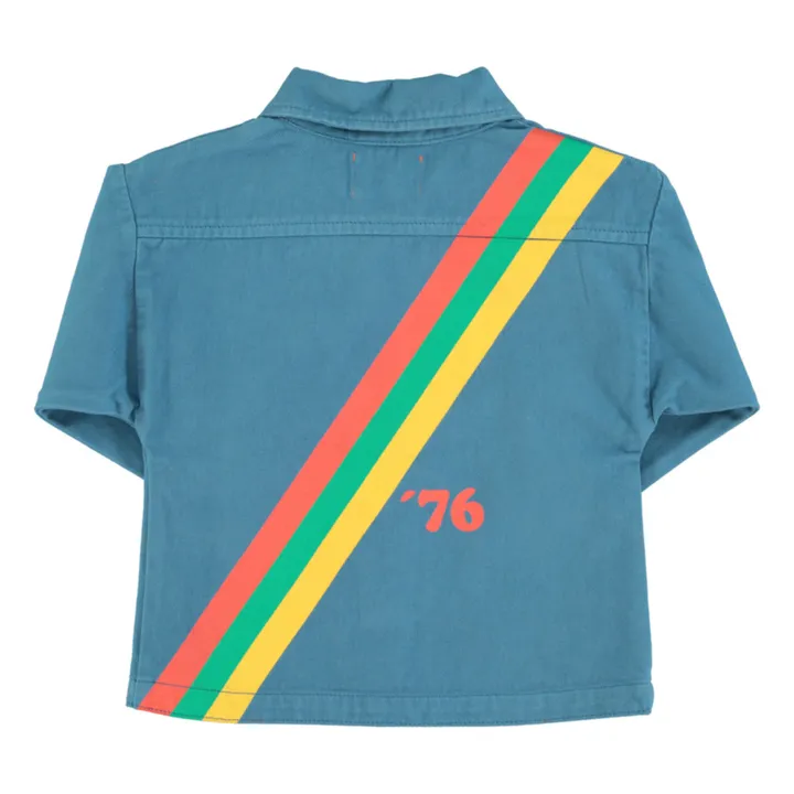 Piupiuchick Veste Rayure | Bleu canard