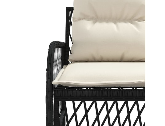 LES TENDANCES - Salon extérieur Salon de jardin-gris-5 places-171.5x171.5x70-495042