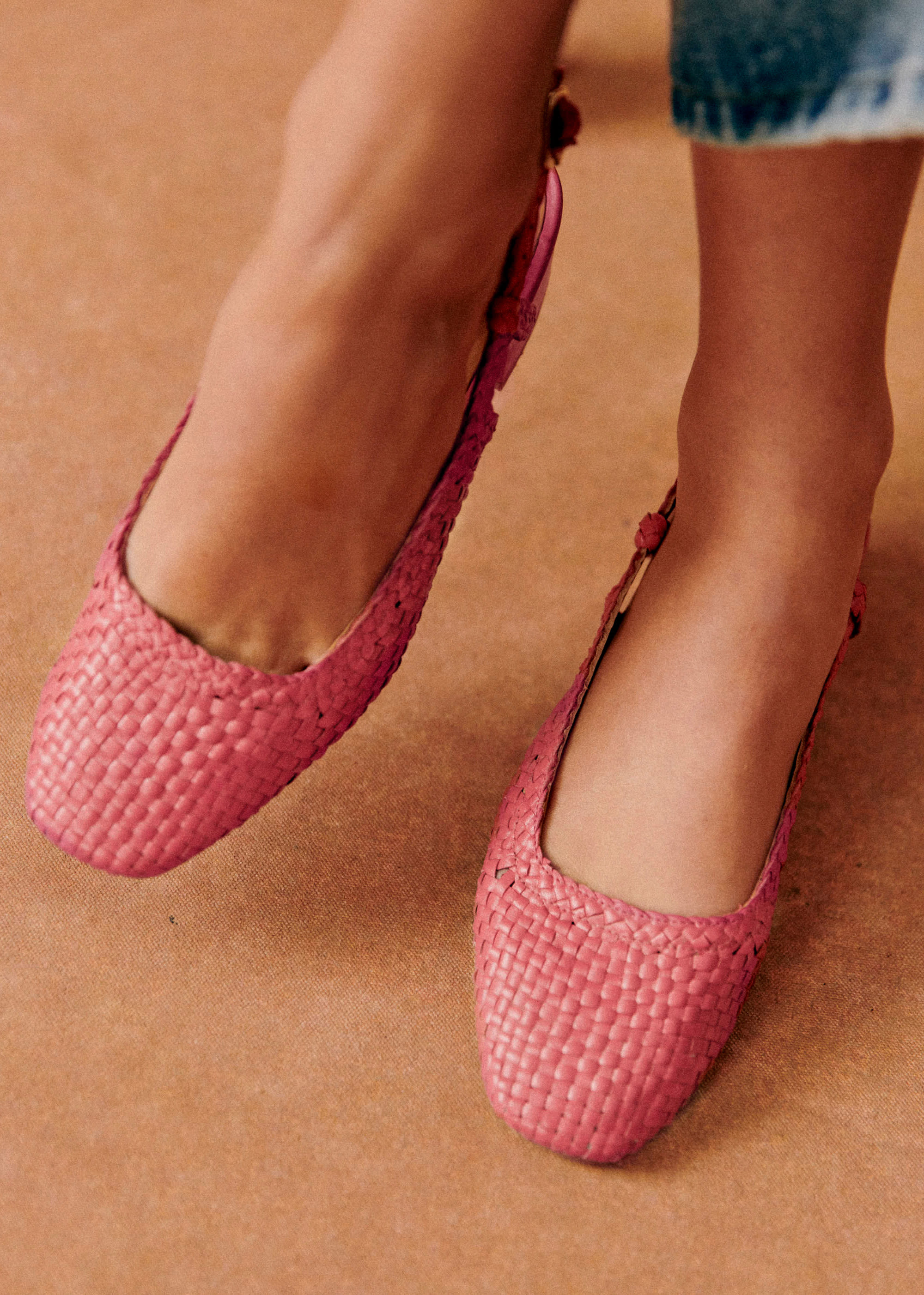 Escarpins Noemie - Rose Tressé - SOULIERS/SOULIERS Babies 5906253