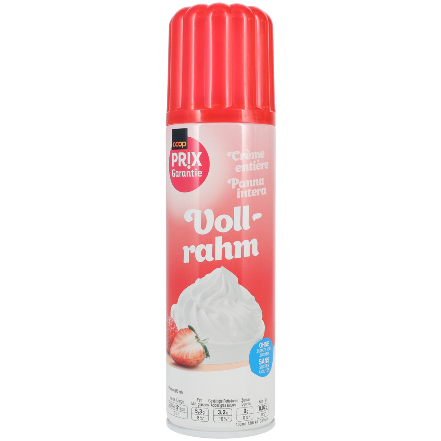 Prix Garantie Vollrahm ohne Zucker