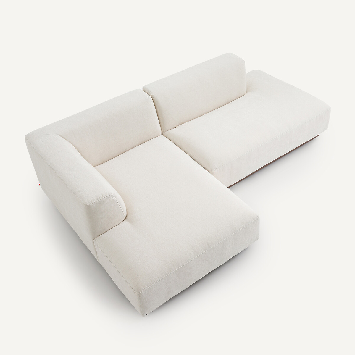 AM.PM<br>Sofá de canto esquerdo em veludo chenille, Jacopo