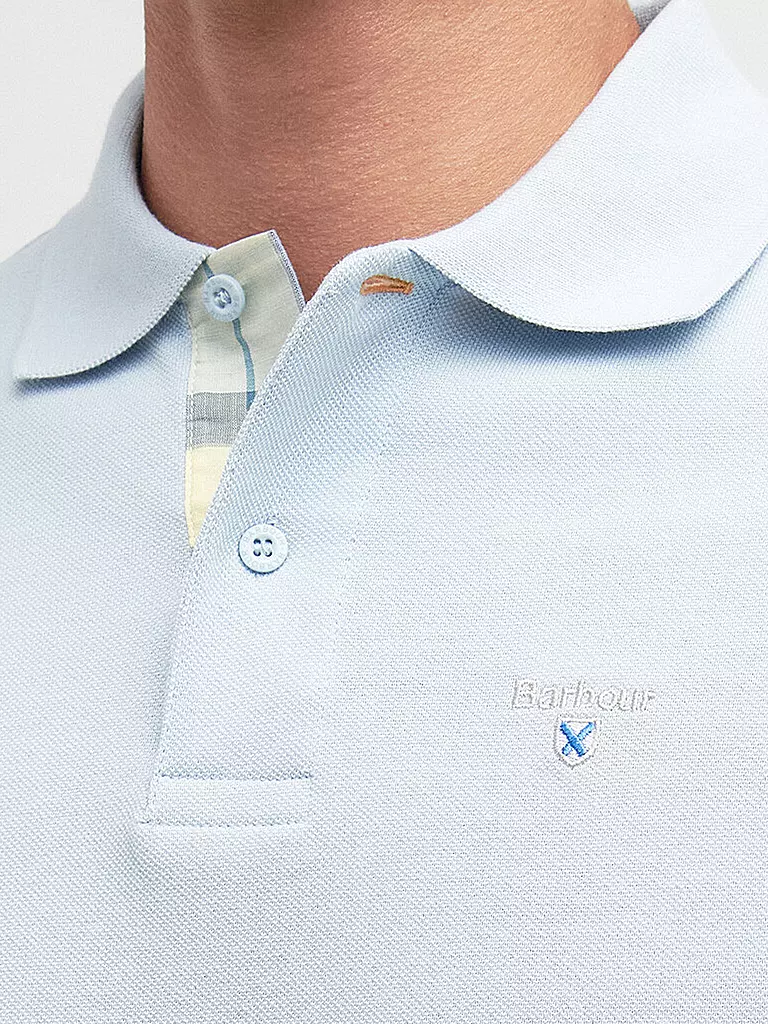 BARBOUR Poloshirt Regular Fit hellblau