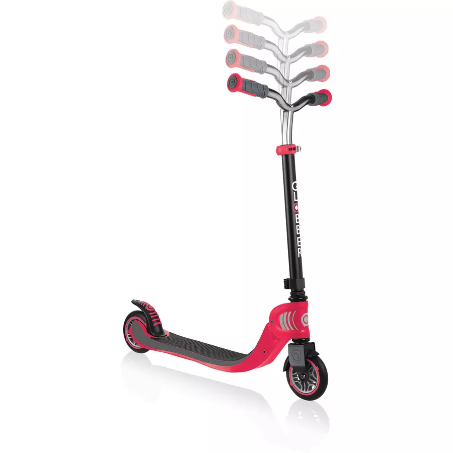 GLOBBER Scooter FLOW FOLDABLE 125 schwarz-rot