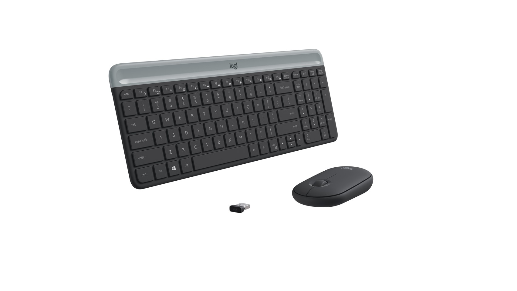 LOGITECH Slim trådløst keyboard og mus sæt MK470 NORDIC