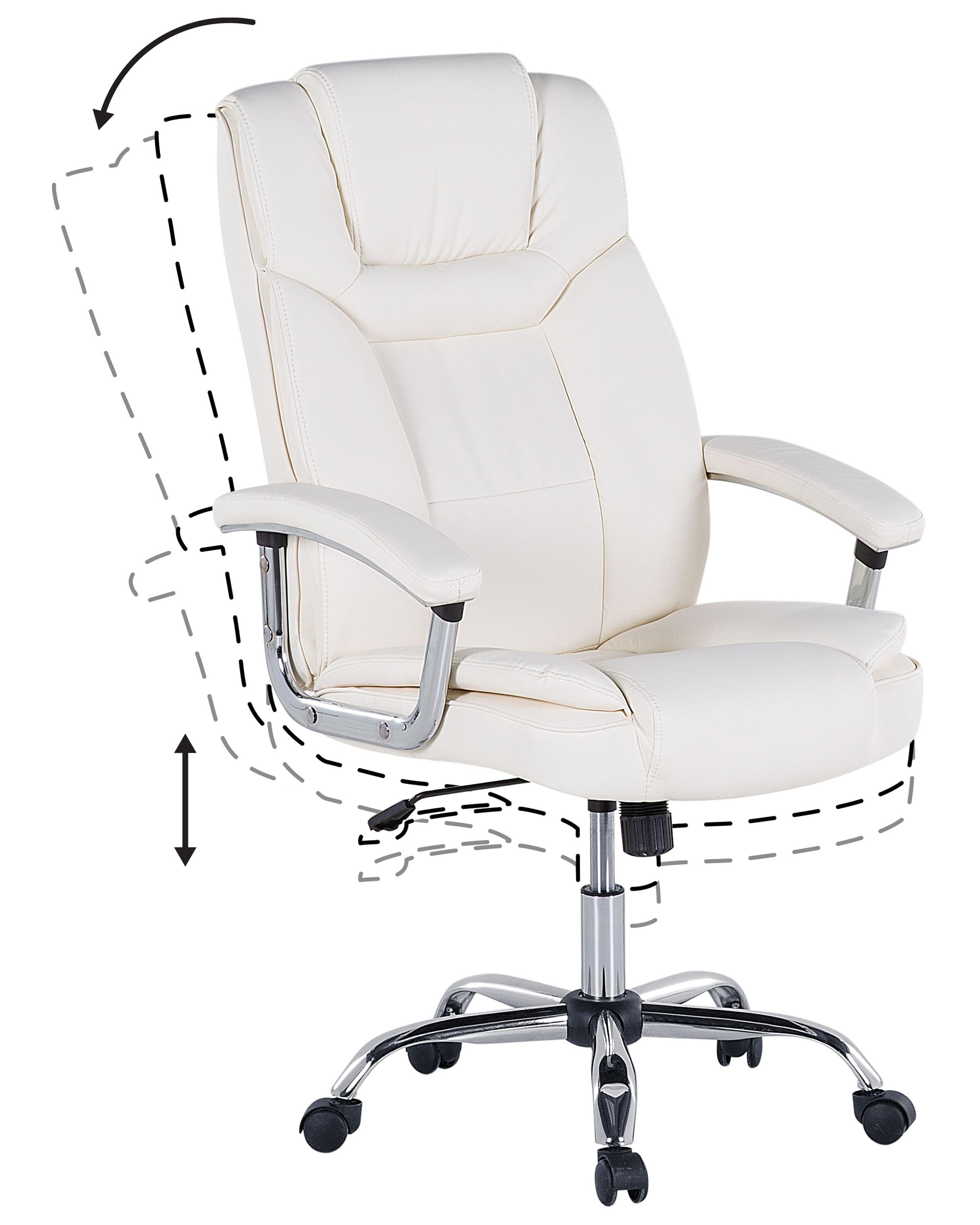 Directeursstoel ADVANCE Kunstleer Lichtbeige