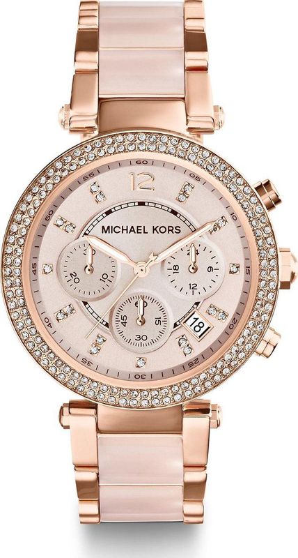 Michael Kors - Brooks - Dameshorloge - Roségoud - Roestvrijstaal