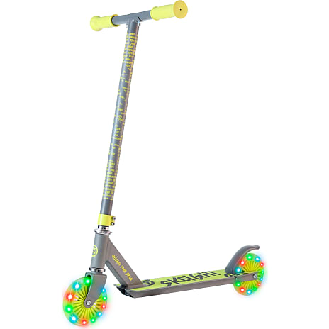 Skeight LED løbehjul grå/lime