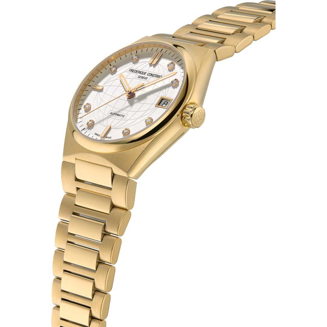 Frederique Constant Highlife Ladies Automatic Diamonds Goldig