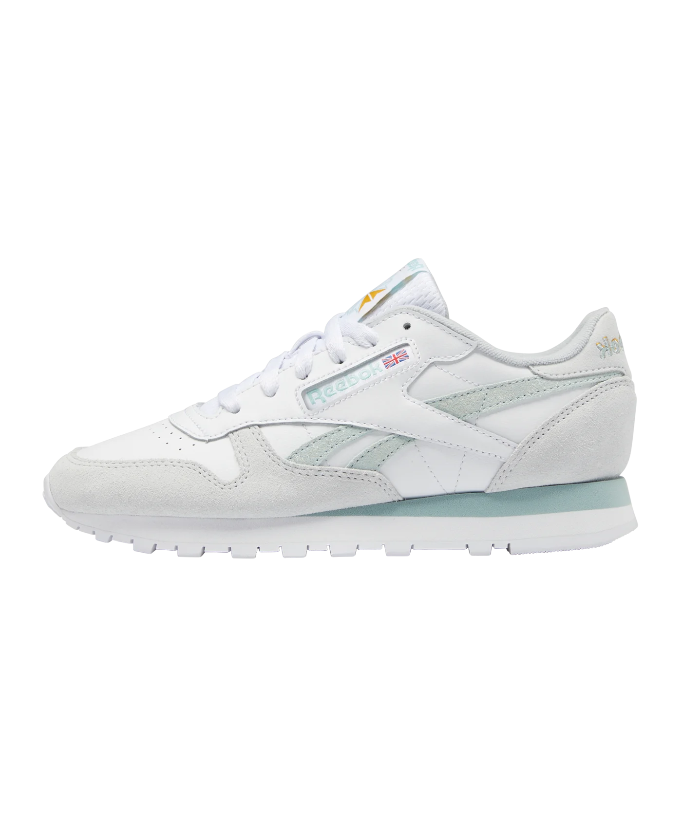Reebok Classic Leather Damen Weiss Grau