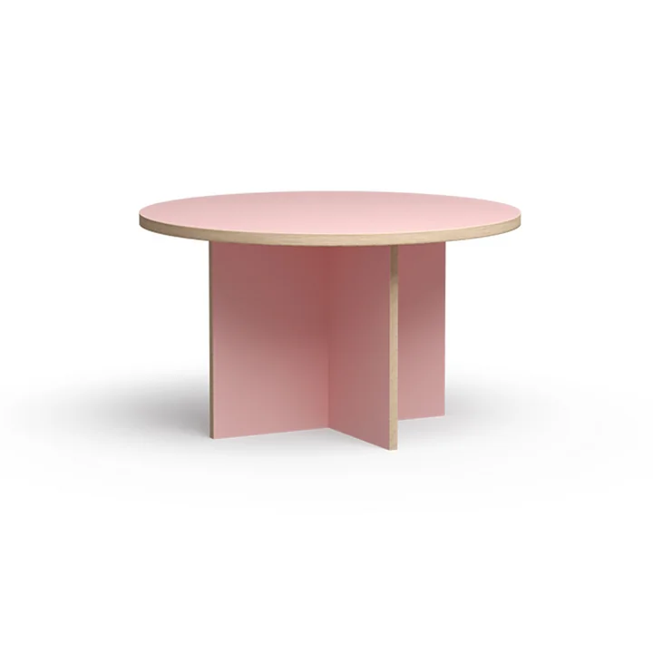 HKliving - Esstisch, Ø 130 cm, pink