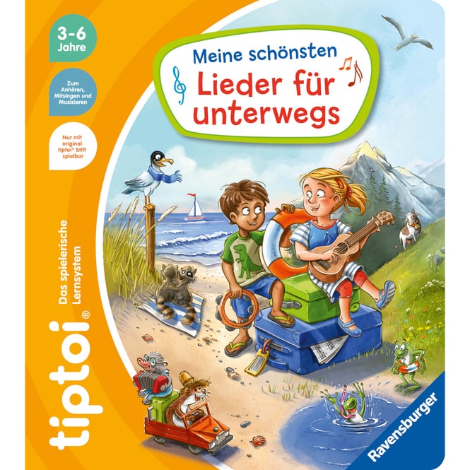 tiptoi® Buch - Meine schönsten Lieder für unterwegs