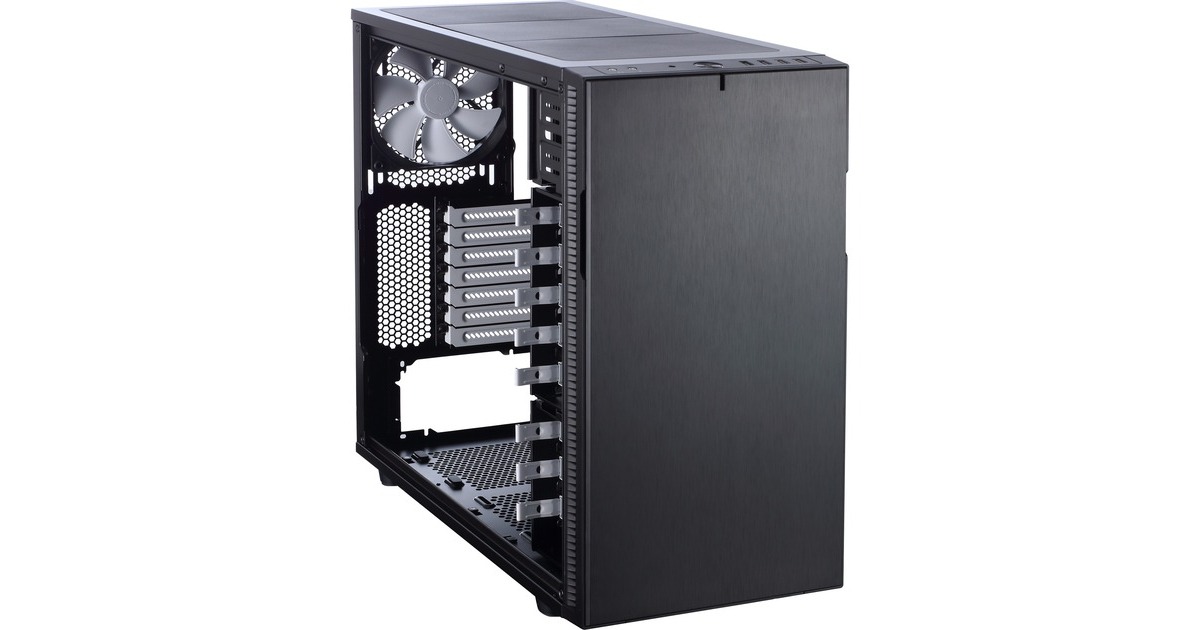 Fractal DesignDefine R5 Black midi tower behuizing  (Zwart | 4x USB-A)