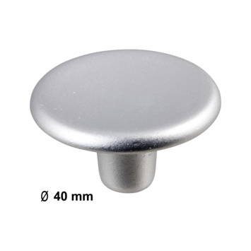 Knop Hetty aluminium 40mm
