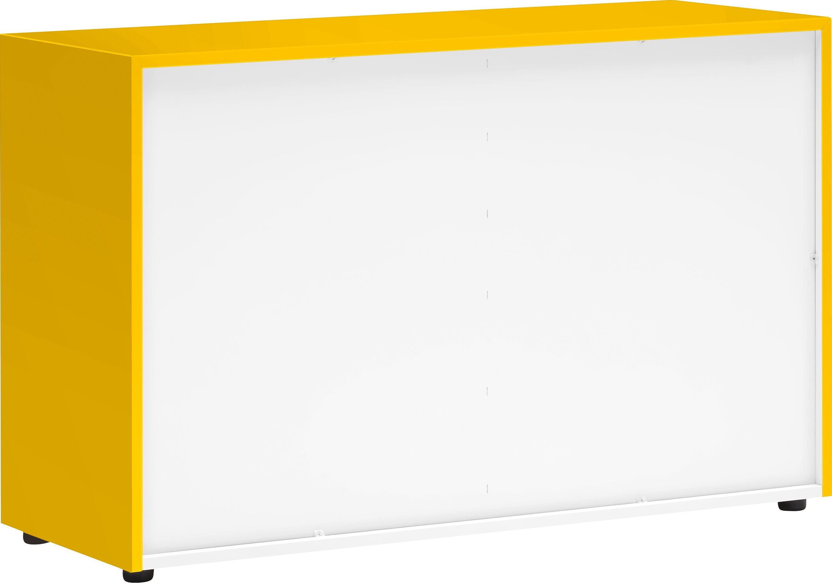 LUX Sideboard - Gelb / B: 120.0 cm x T: 46.0 cm x H: 74.5 cm