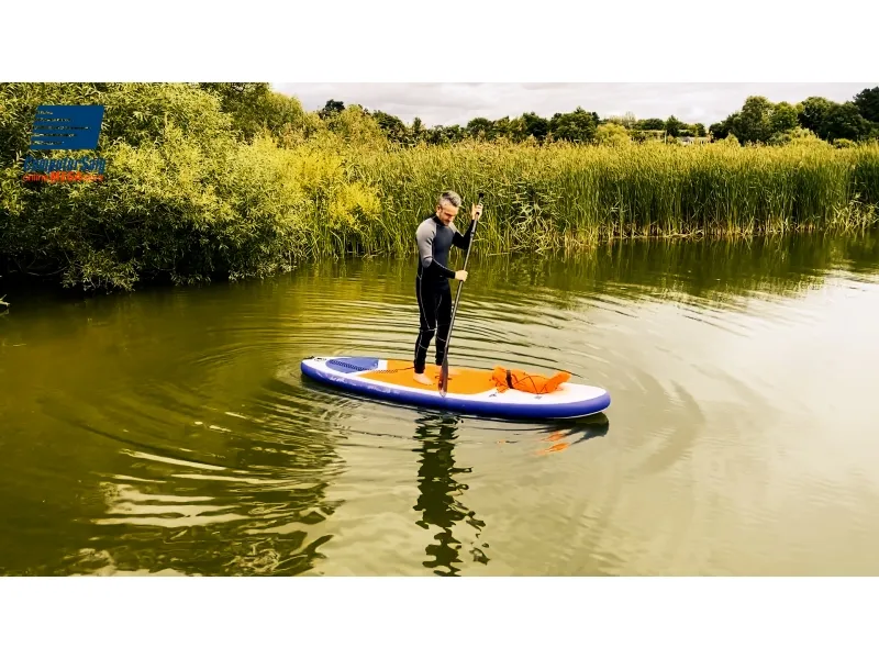 Restparti: CS Aqua SUP Board - Stand Up Paddleboard - 300x83x15 cm - Red/Blue