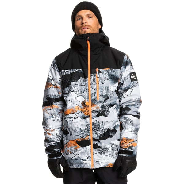 Veste de ski QUIKSILVER MORTON JK SHOCKING ORANGE PAINT THE MOUN