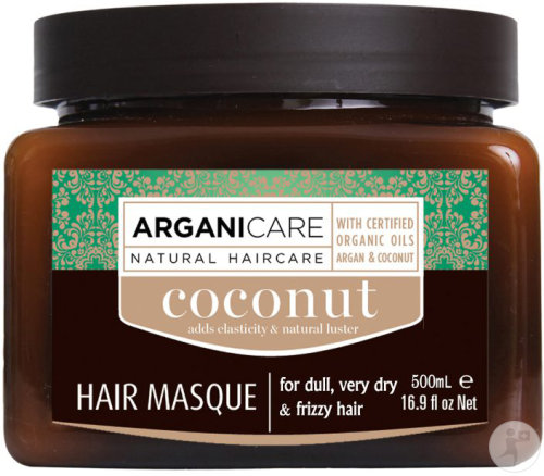 Arganicare Masque Ultra-Nourrissant À L'Huile De Coco Cheveux Ternes Très Secs Et Frisés 500ml
