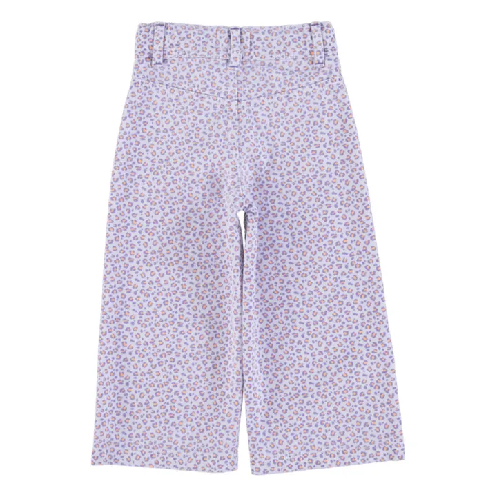 Piupiuchick Pantalon Flare Léopard | Lavande