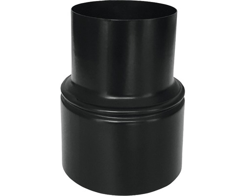 Pelletkachelpijpverlenging Bertrams Ø 80-150 mm gepoedercoat zwart