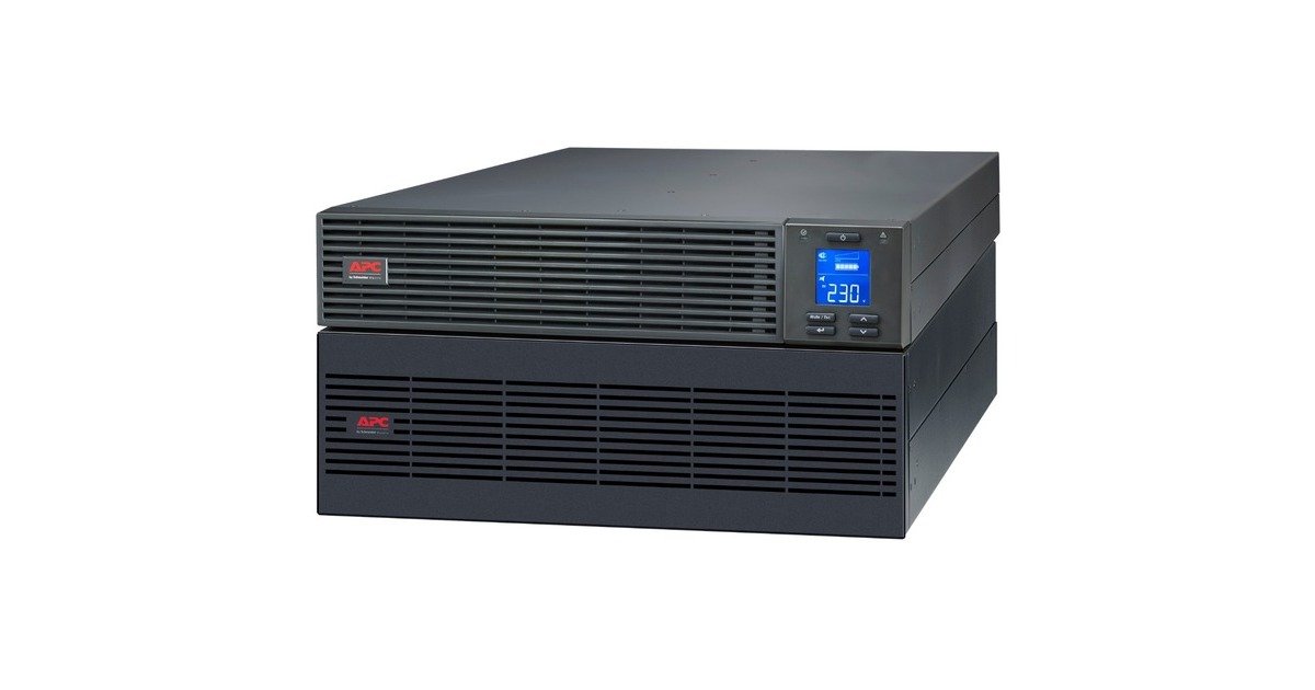 APCSRV5KRILRK Easy-UPS On-Line 5000VA/W Noodstroomvoeding ups  (Zwart, Hardwire 1 fase uitgang, USB, Railkit, extendable runtime)