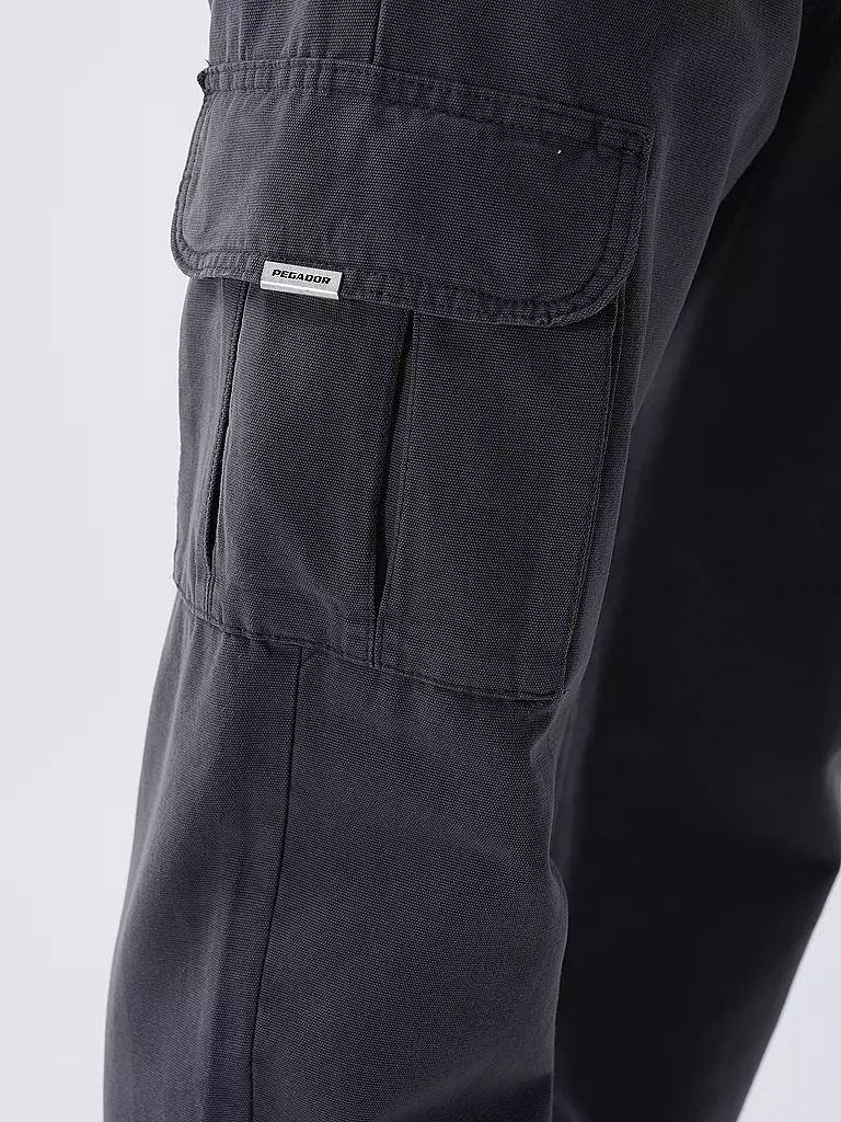 PEGADOR Cargohose NEIVA Straight Fit grau