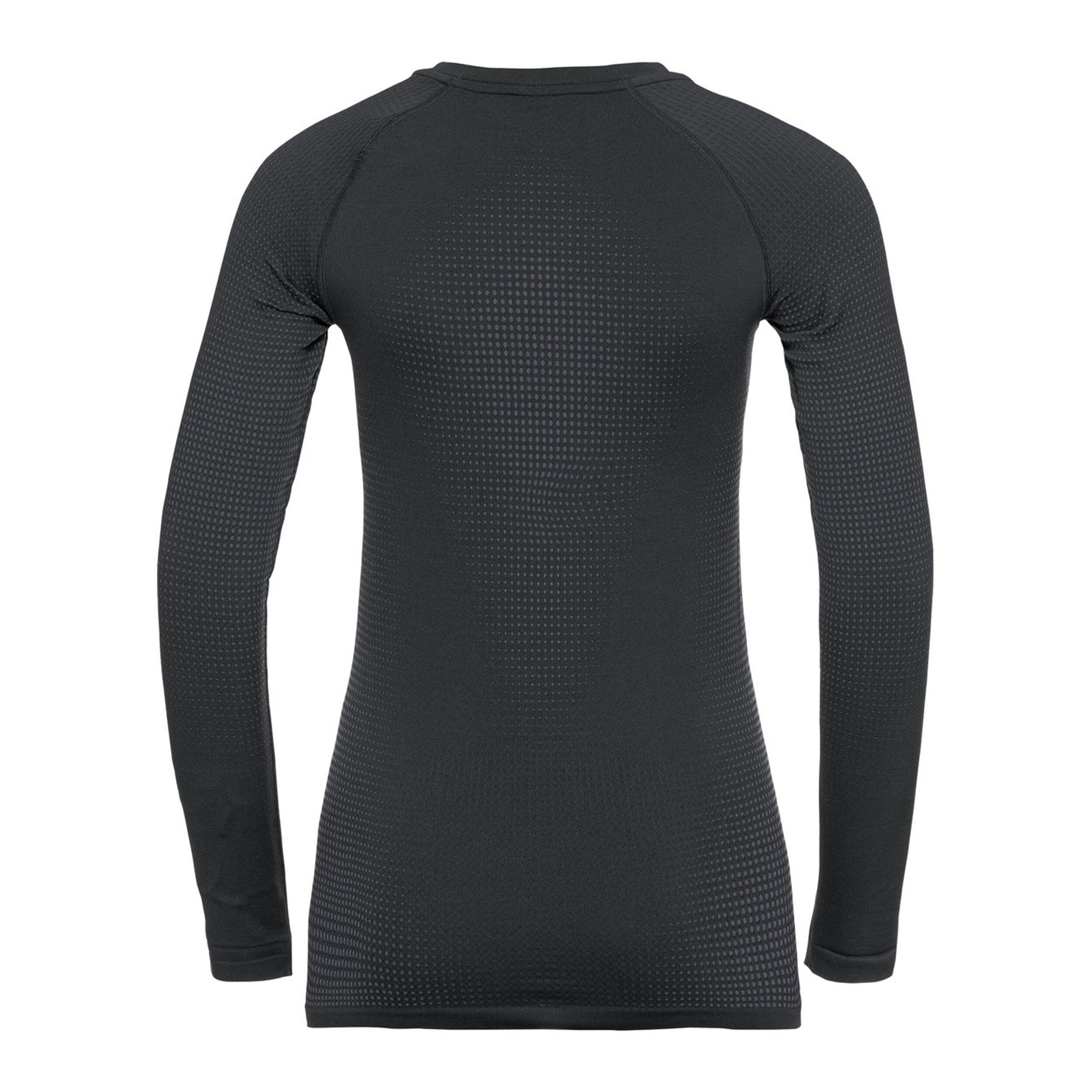 Odlo Performance Warm Eco BI Top Crew Neck Haut Manches Longues Femmes - Noir , Anthracite
