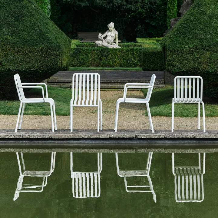 HAY - Palissade Stuhl, olive (4er-Set)