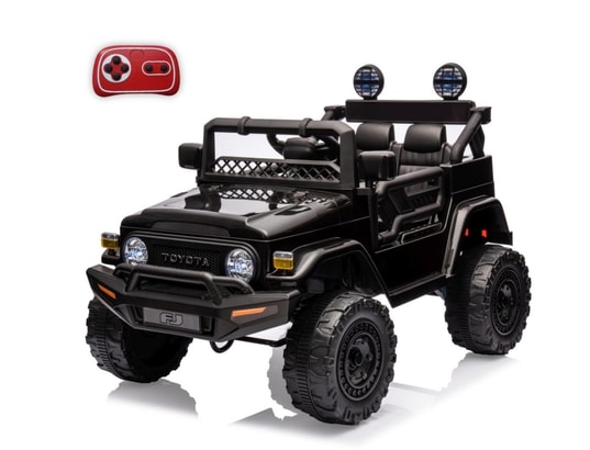 MILLY MALLY - Voiture électrique enfant Véhiculeride-on toyota fj cruiser noir