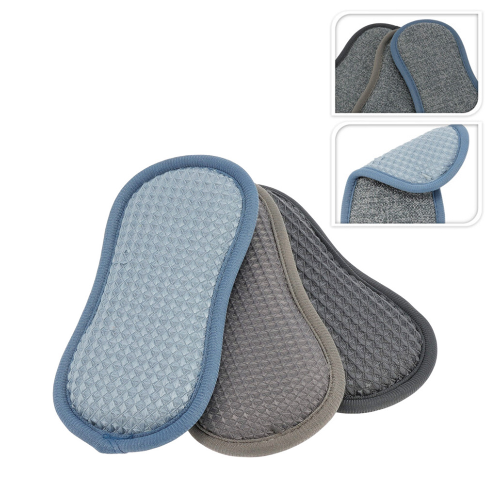 Lot 3 éponges doubles faces microfibres lavables